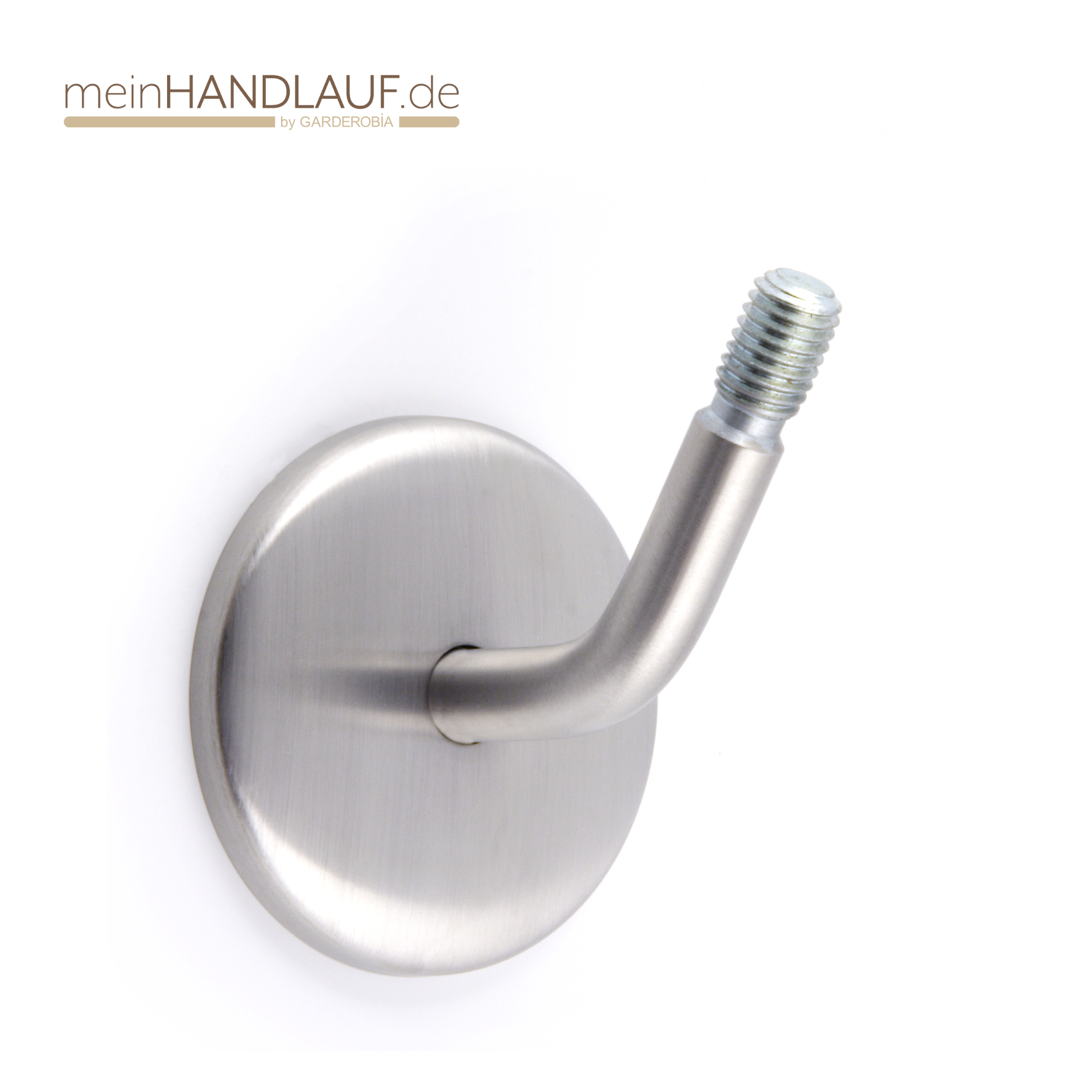 Handlaufhalter Edelstahl matt M12 Gewinde