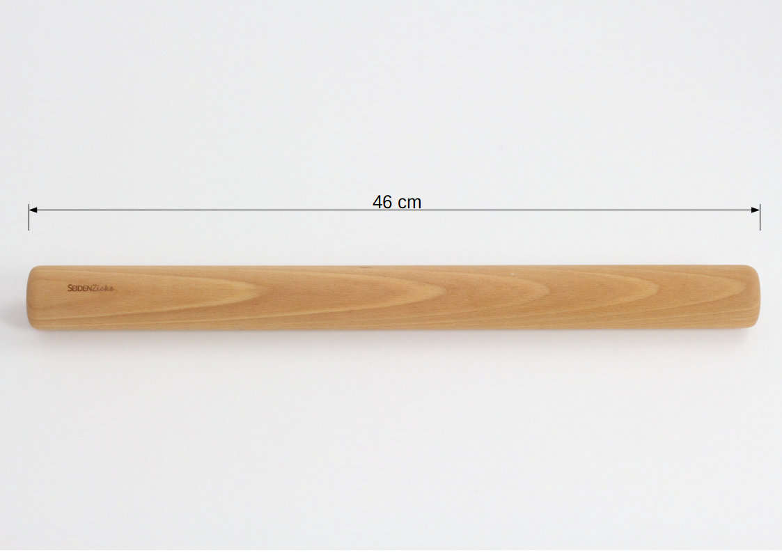 Wellholz der Marke SeidenZicke aus Buche-Massivholz – 46 cm