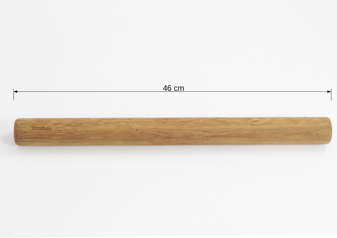 Wellholz der Marke SeidenZicke aus Eiche-Massivholz – 46 cm