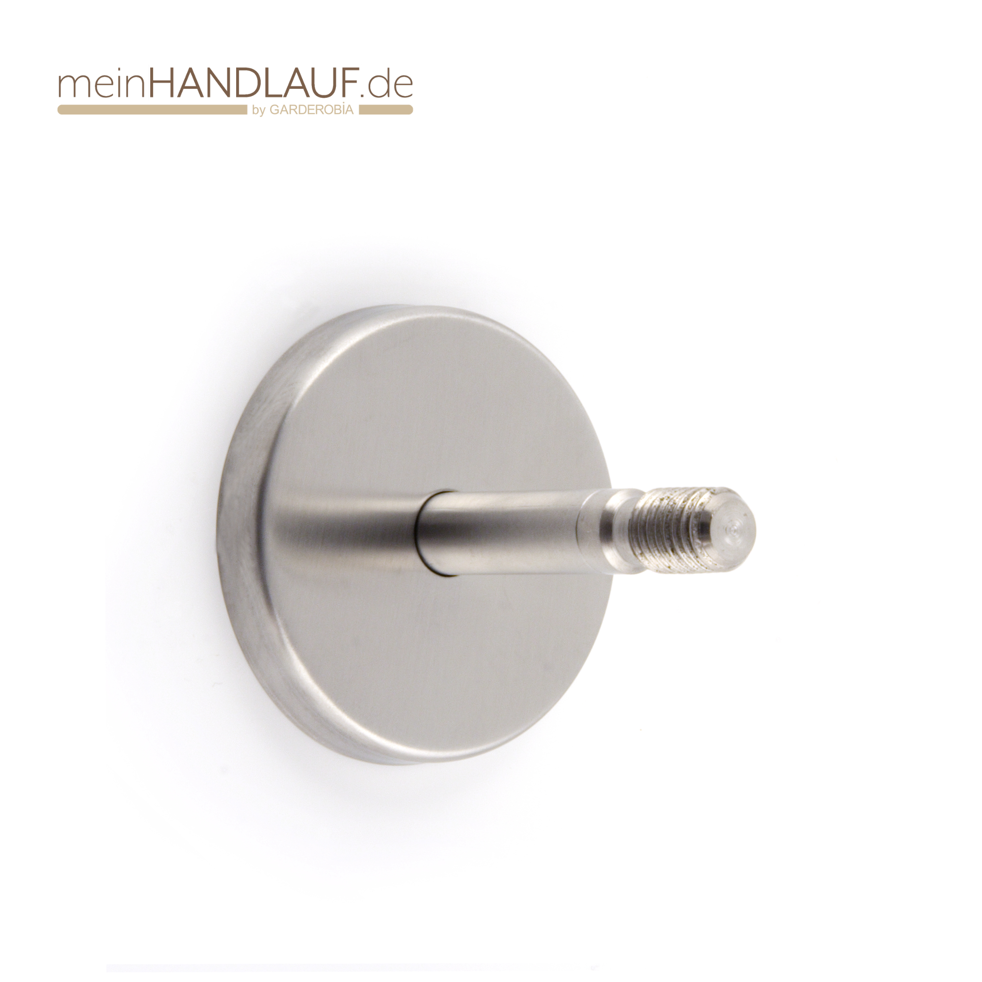 Handlaufhalter Edelstahl matt M12 Gewinde